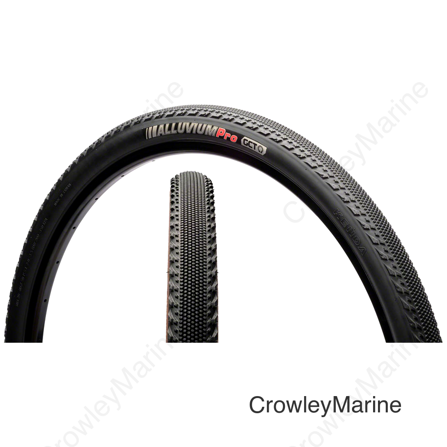 Kenda Alluvium Pro Tire - 700 x 35 Tubeless Folding Black 120tpi GCT