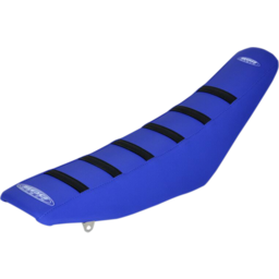 6-Ribbed Seat Cover - Black Ribs/Blue Top/Blue Sides thumbnail-0