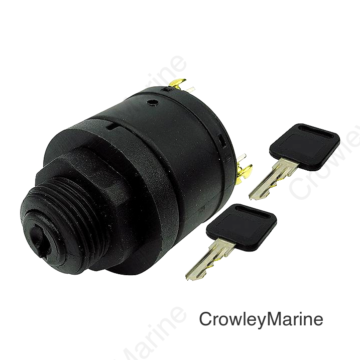 Seachoice 11821 3 Position Magneto Ignition Switch, 6 Screw