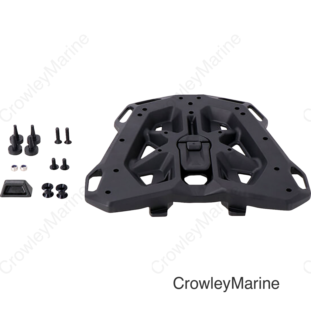 Adapter plate for STREET-RACK. Black. For DUSC mount.