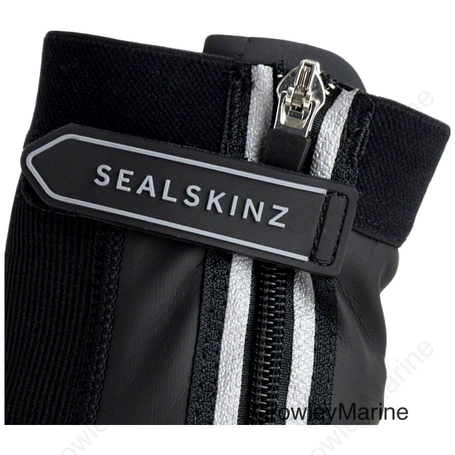 Sealskinz All Weather LED Open Sole Cycle Overshoe - Black Small