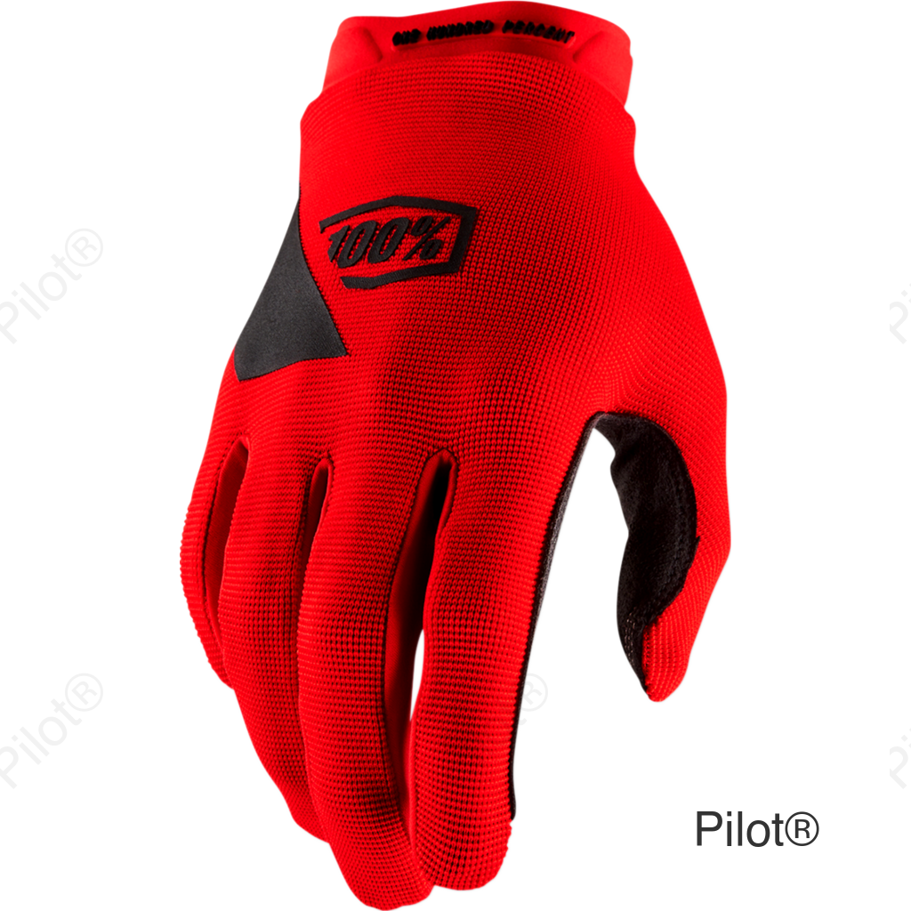 Youth Ridecamp Gloves - Red - Medium