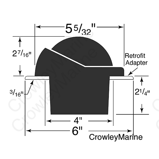 HELMSMAN COMPASS-FLUSH MOUNT