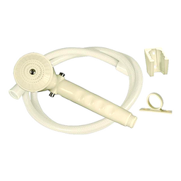 Valterra Phoenix PF276025 RV Outdoor 60" Vinyl Shower Hose & Kit, Biscuit