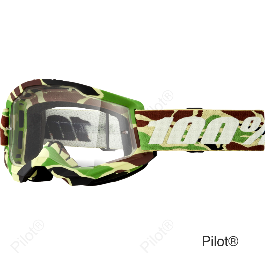 Strata 2 Goggle - War Camo - Clear
