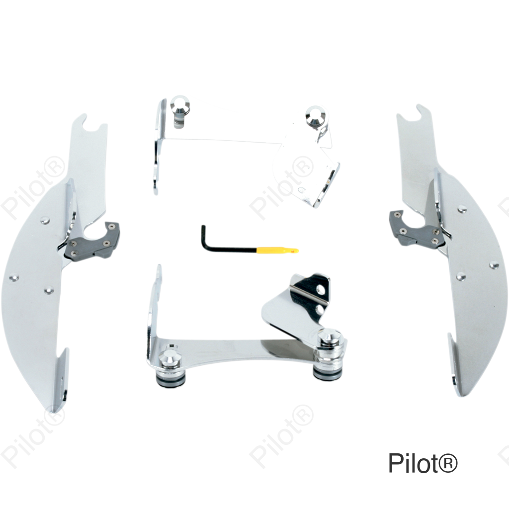 Batwing Trigger Lock Mounting Kit - VTX 1300 - Polished