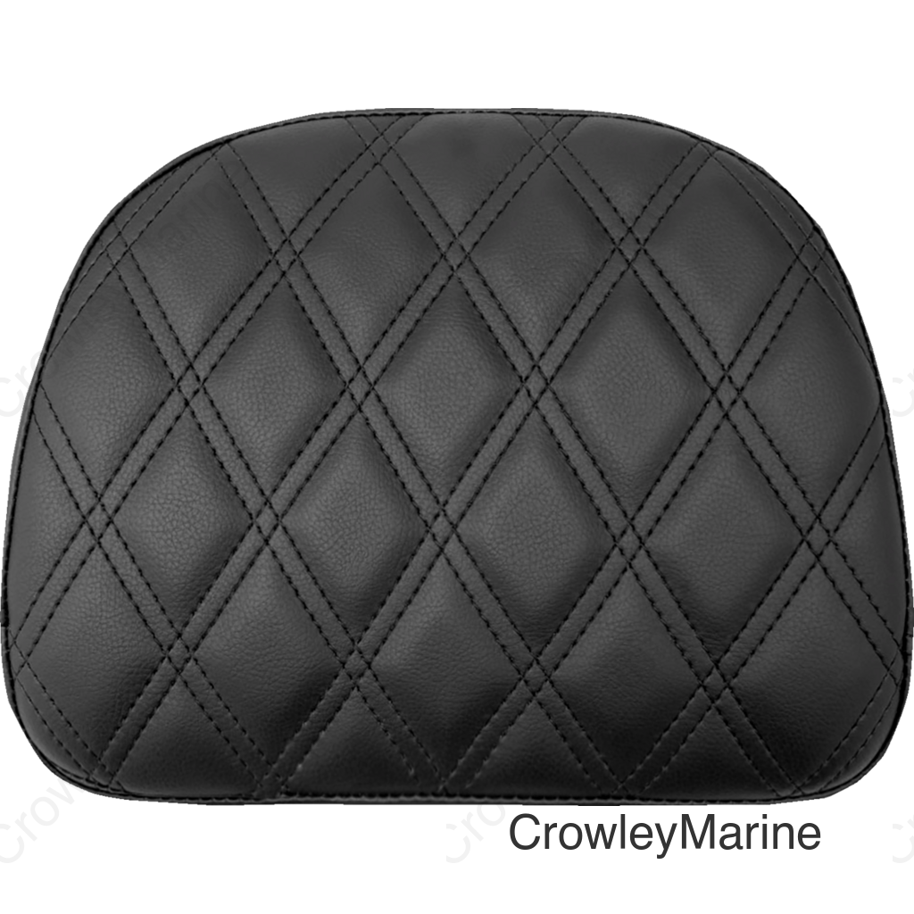 Touring Sissy Bar Pad - Black - Lattice Stitch - Indian '14-'22