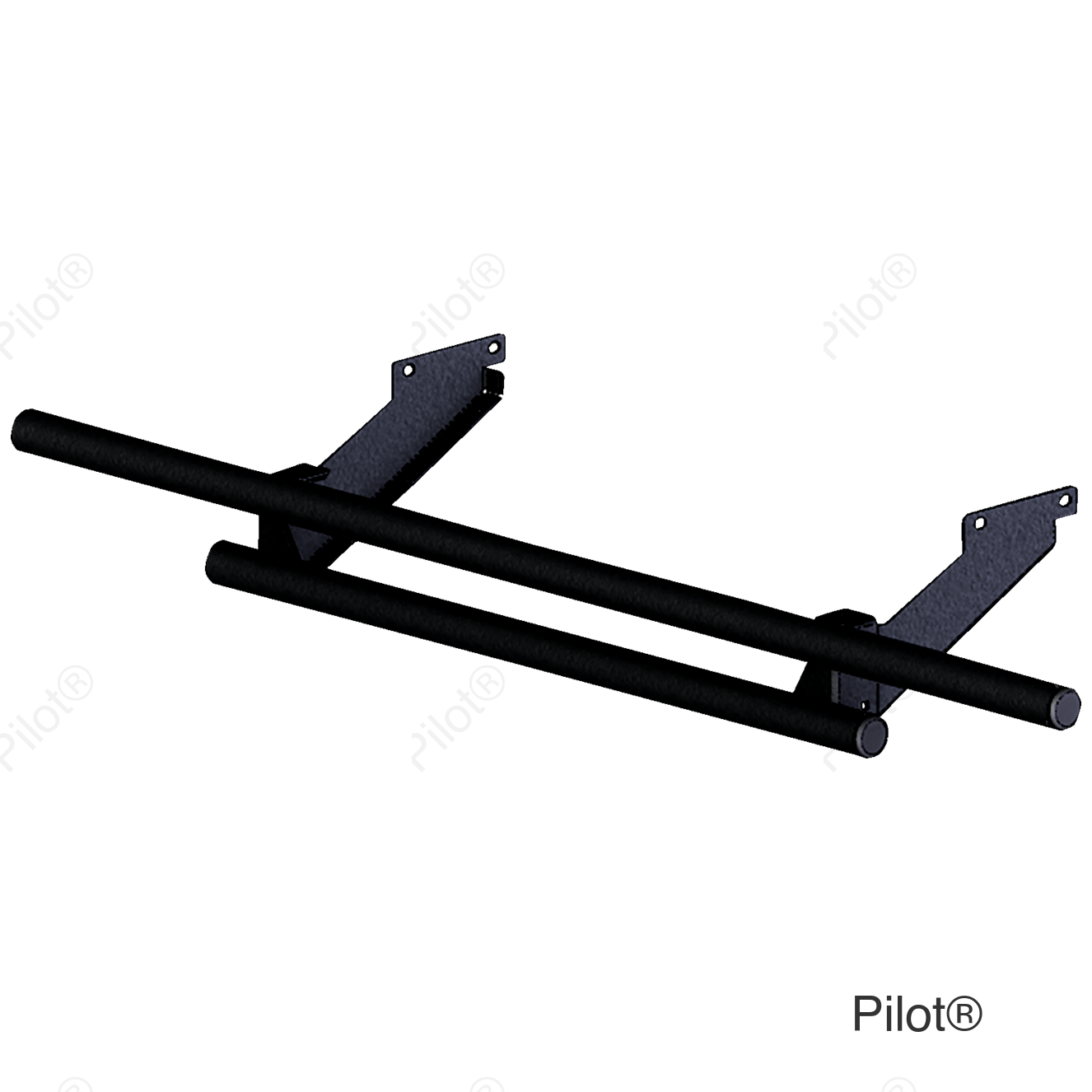 Rear Bumper - Black - John Deere Gator