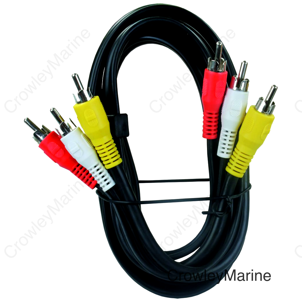 6' RCA/A-V TRIPLE CABLE
