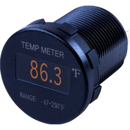 TEMP METER FAHRENHEIT OLED ROUND