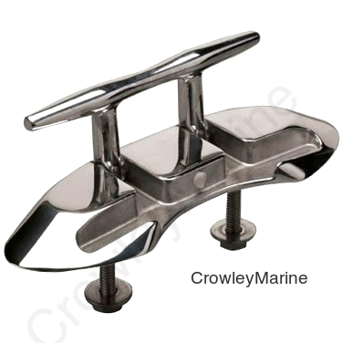 Stainless Steel FLDNG CLEAT 6" STUD MOUNTED (041406)