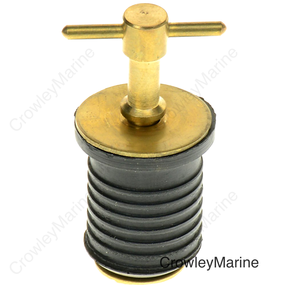 TWIST DRAIN PLUG 1' BRASS