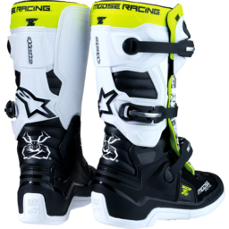 BOOT YTH MSE  BK/WT/YL 3 thumbnail-1