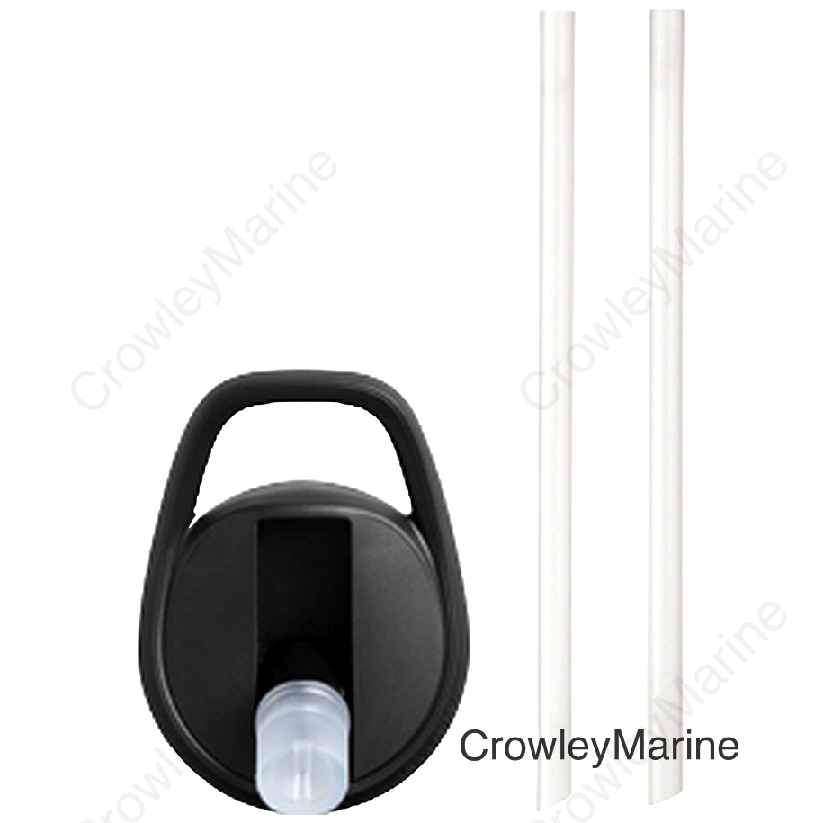 Camelbak eddy+ Water Bottle Replacement Cap and Straw Black