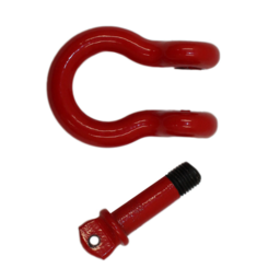 Fishbone Offroad D Ring 3/4In Red 2 Piece Set thumbnail-3