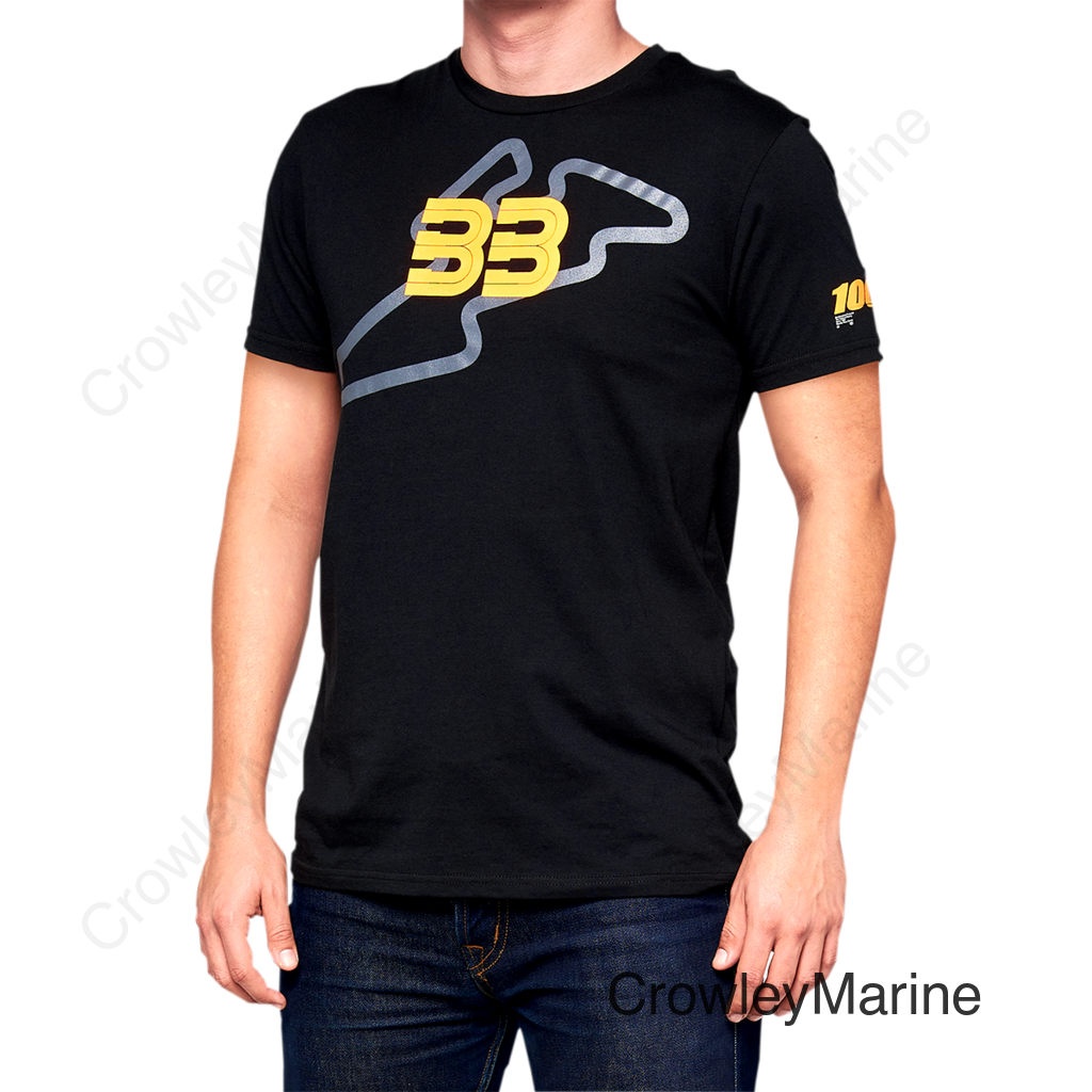 BB33 Track T-Shirt - Black - Large