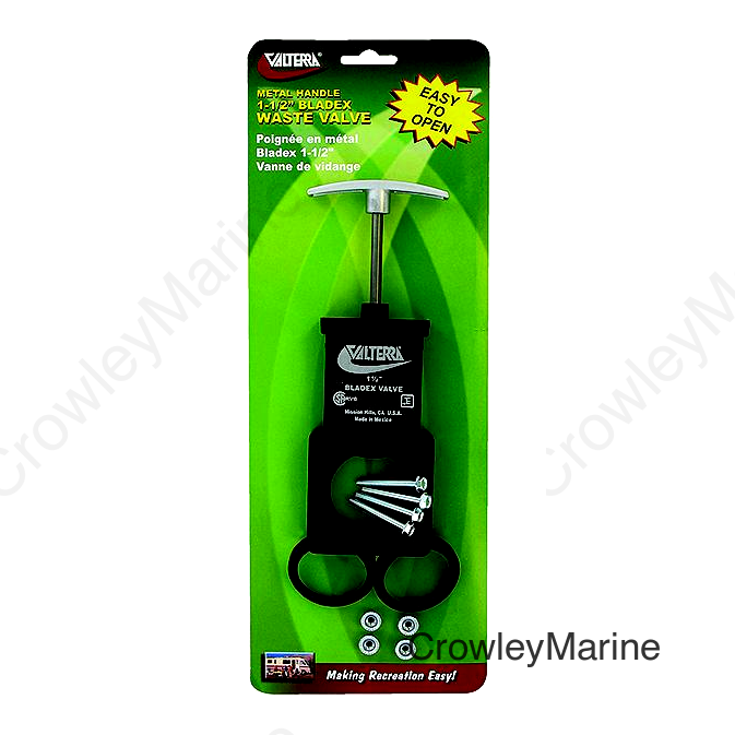 Valterra Bladex RV Waste Metal Handle Valve | Includes Hardware, 1-1/2"