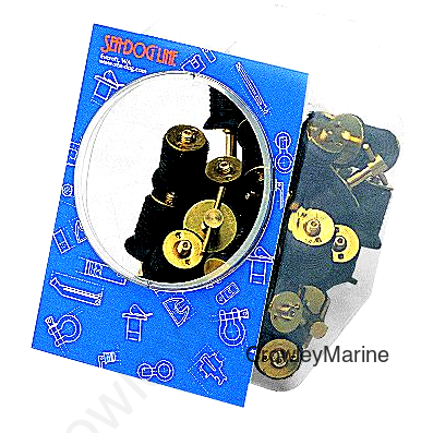 Seadog 5200805 Brass Tee Handle Drain Plug, 1", 30 pc Display