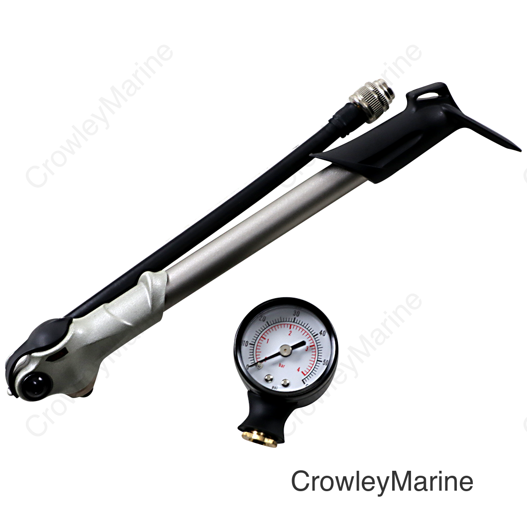 PUMP AIR WITH GAUGE 0-60