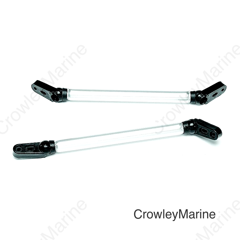 Taylor Anodized Aluminum Windshield Support Bar With Nylon Fittings