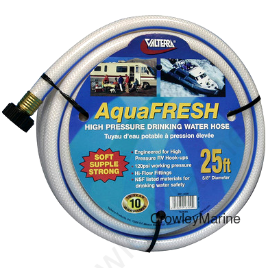 DRINKING WATER HOSE, 5/8" X 25', WHITE (RV0000722)