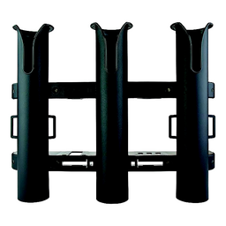 SeaDog 3250331 Triple Threat™ Three Pole Rod Holder, Black thumbnail-1