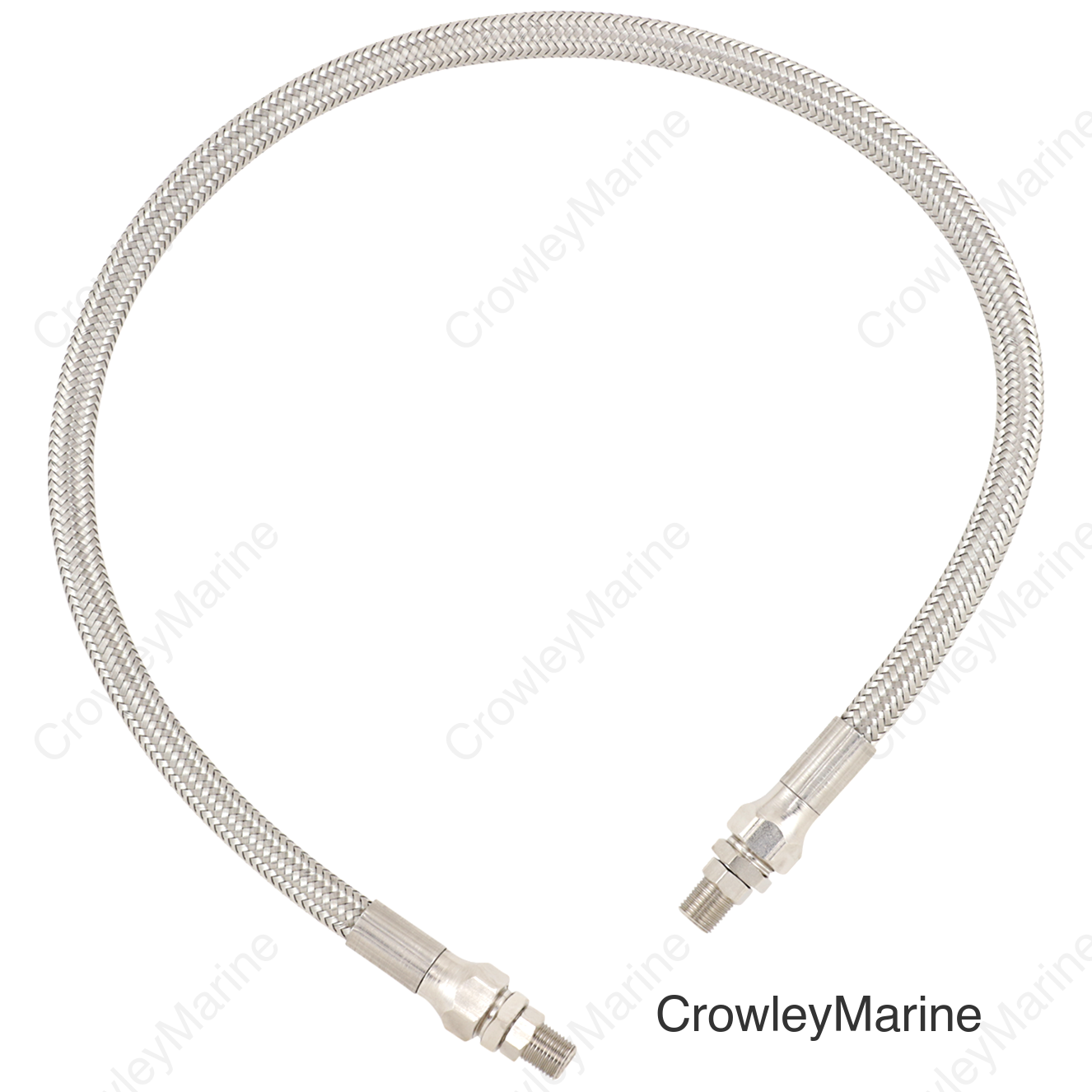 24"SS OIL LINE W/FITTINGS