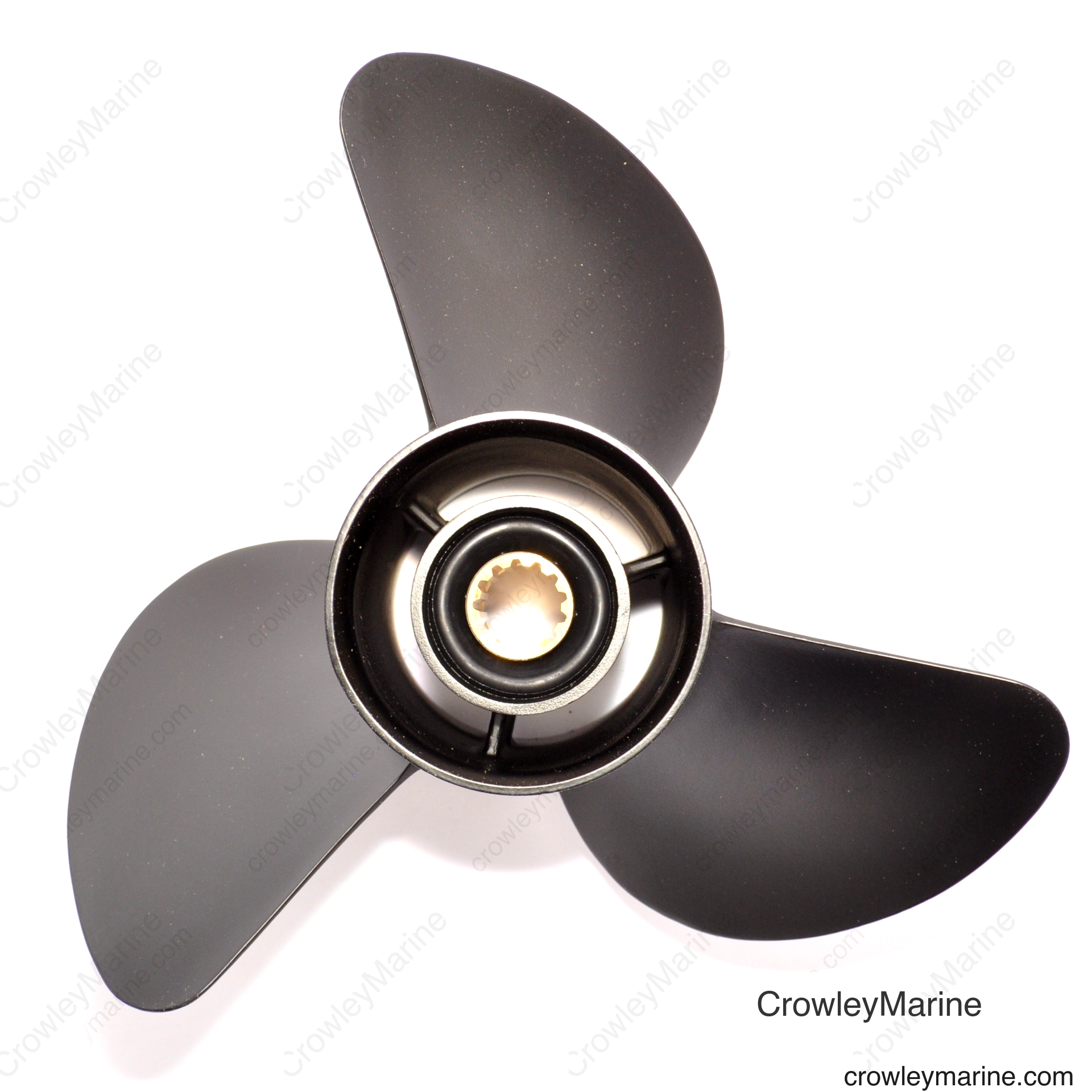 Painted Stainless Steel Prop - 3 Blade 10.25x14RH Stainless Steel