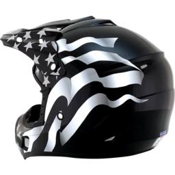 FX-17 Helmet - Flag - Stealth - Large thumbnail-2