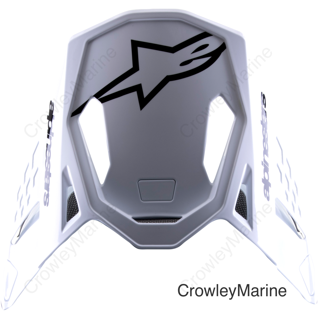 S-M8 RADIUM 2 VISOR BLACK/WHITE