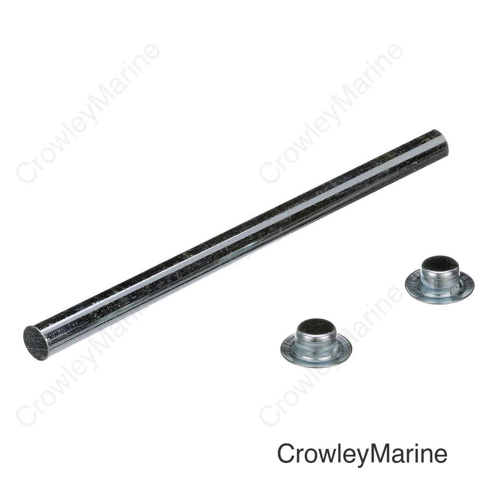 Seachoice Roller Shaft w/ 2 Pal Nuts, Fits 12-In. Roller