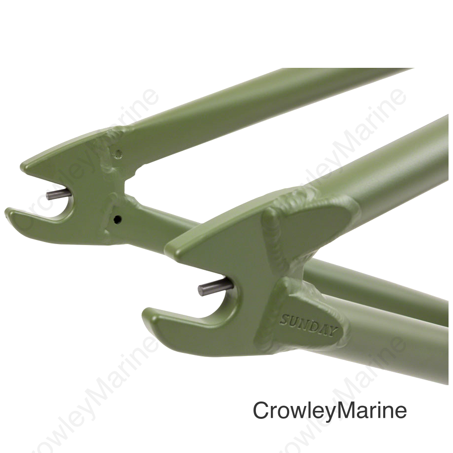 Sunday Nightshift BMX Frame - 20.5 TT Matte Army Green