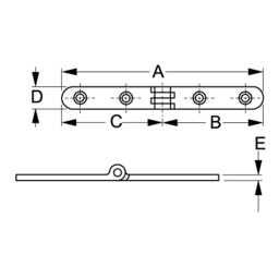 Sea-Dog 205290 Ladder Hinge thumbnail-0