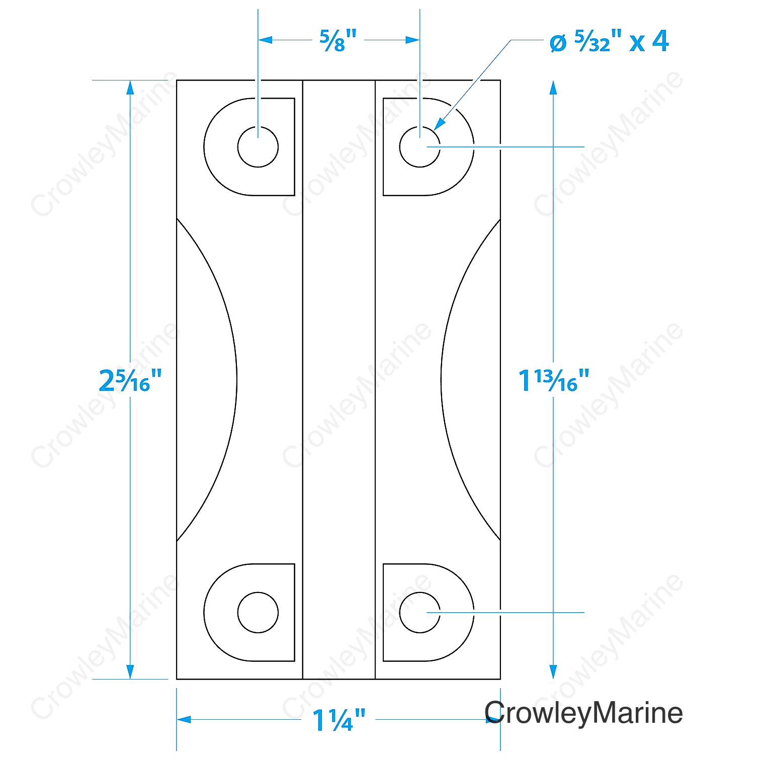Seachoice Igloo Cooler Replacement Hinge, Plastic, Pack of 2