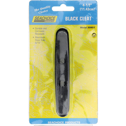 Seachoice Black Plastic Cleat, 4-1/2 in. Long, 5/16 in. Max Rope Size thumbnail-3