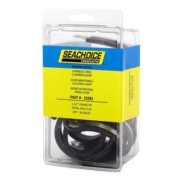 Seachoice Stainless Steel Cable Clamps, 1-1/2 In., EPDM thumbnail-0