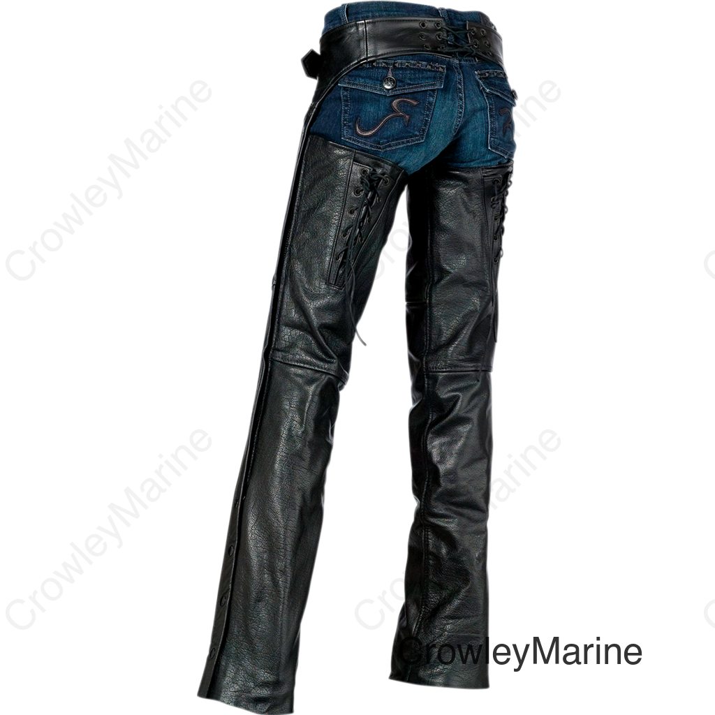 CHAPS WMN SABOT BLK LG
