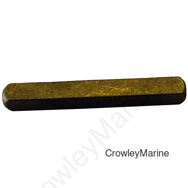 1/4" X 12" BRASS KEYSTOCK (591026)