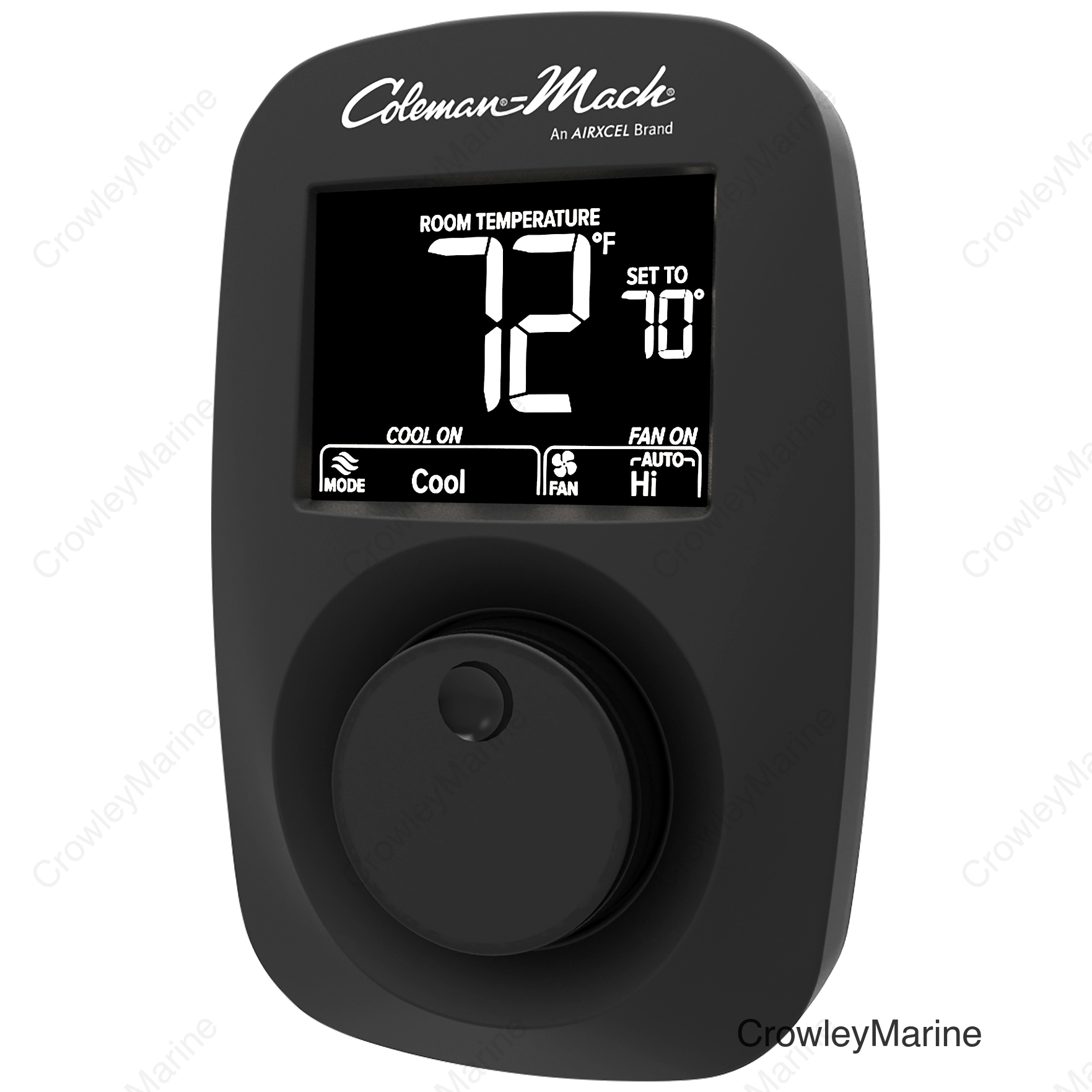 DIGITAL  HEAT/COOL  T-STAT  BLACK