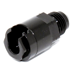 Torque Solution Locking Quick Disconnect Adapter Fitting: 3/8in SAE to -8AN Male Flare thumbnail-1