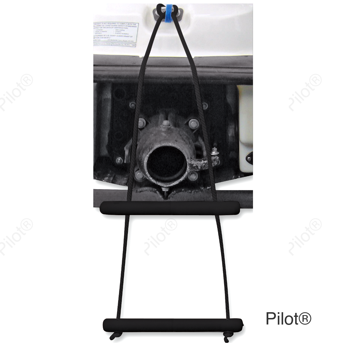 Rope Ladder - EZ Riser Jet Step - Black