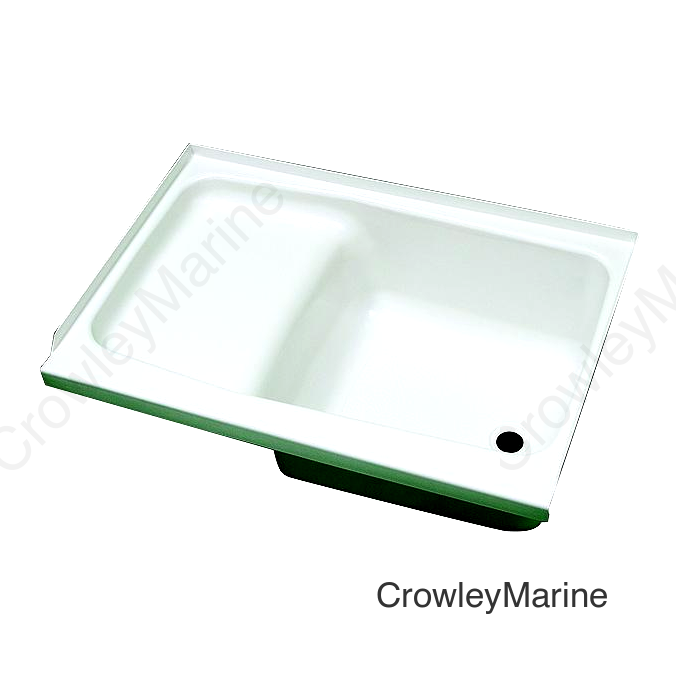 Specialty Recreation Right Drain Step Tub, 24" x 36", White