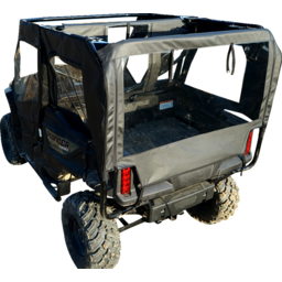 Soft Doors - Middle/Rear Windows - Black - Honda Pioneer 1000 thumbnail-21