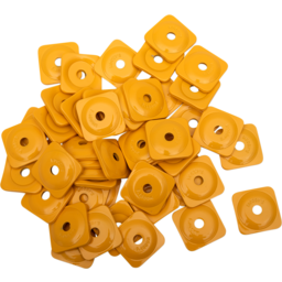 Support Plates - Yellow - Square - 48 Pack thumbnail-1