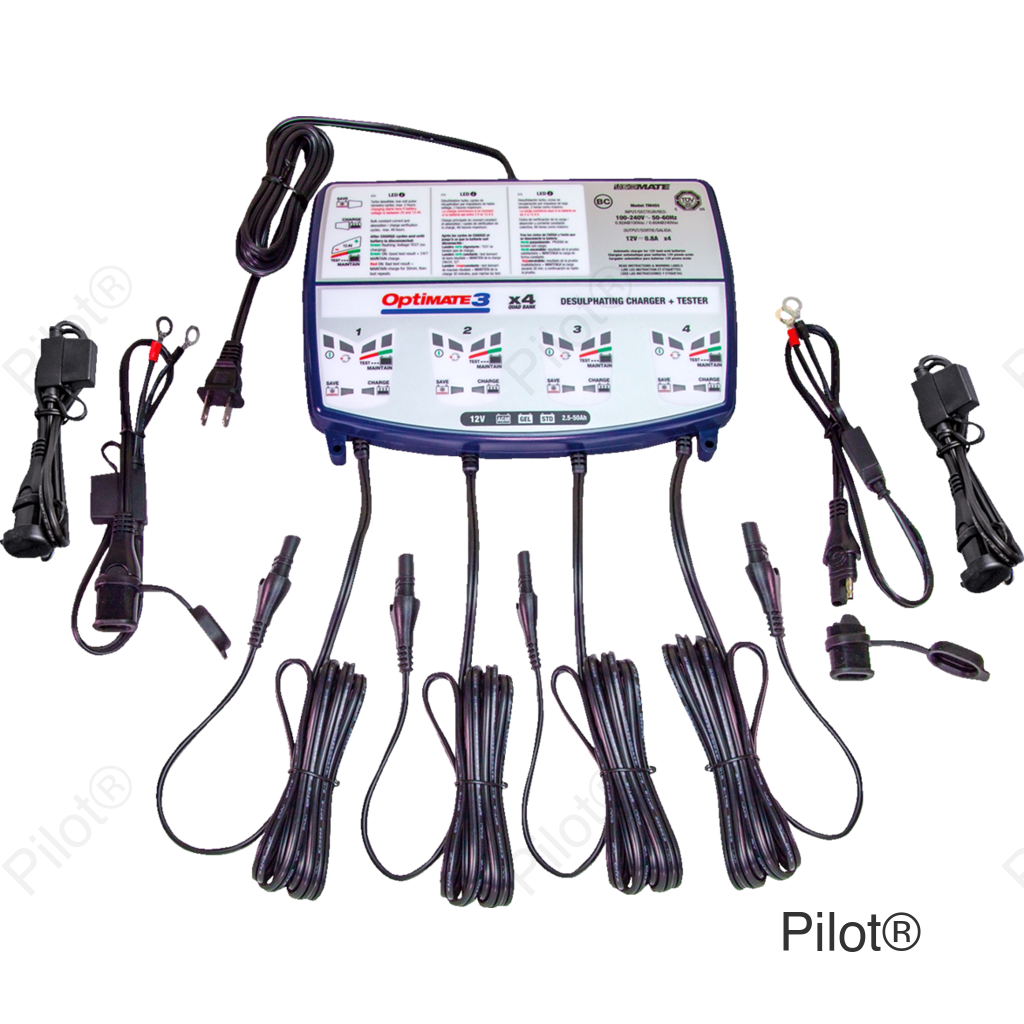 Battery Charger/Maintainer - 4-Bank