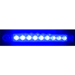 FLEX LED BAR-9 LED-BLUE-PACKAGED (LED-39686-DP) thumbnail-1