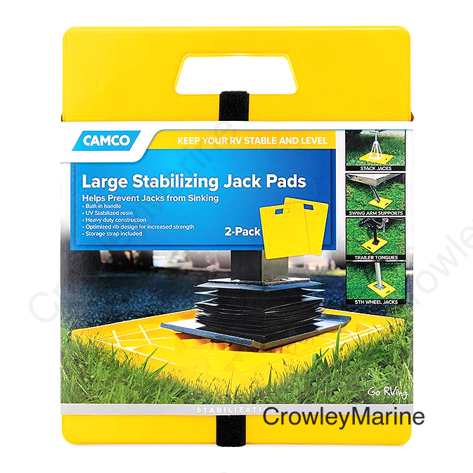 Camco Large Stabilizing Jack Pads, Pr.