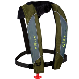 A/M-24 AUTO/MNUAL LIFE JACKET GREEN