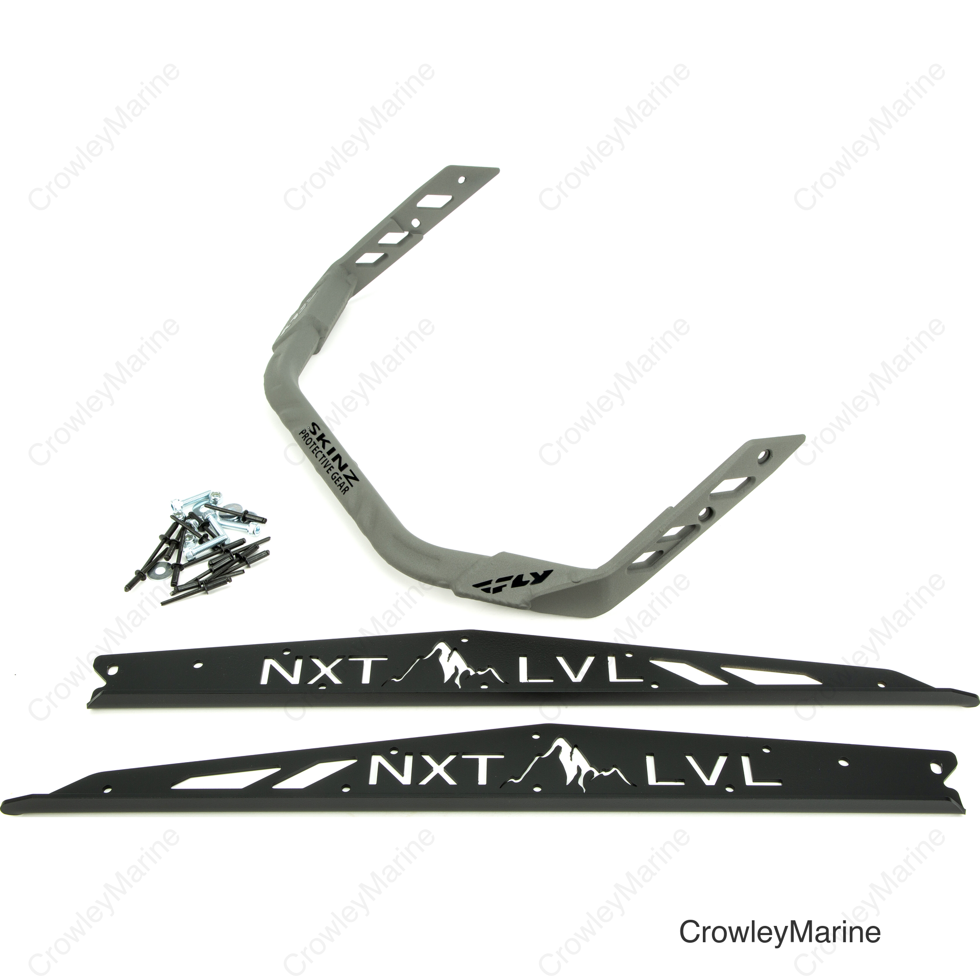 NXT LVL REAR BUMPER BLK/GRAPH POL AXYS RMK 155 S/M