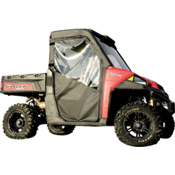 Full Doors And Rear Window - Black - Polaris Ranger thumbnail-7